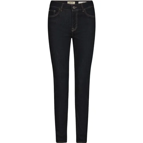 Deluxe Slim-Fit Dark Jeans , Damen, Größe: W24 - MOS MOSH - Modalova