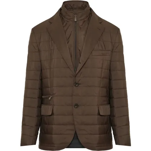 Quilted Jacket with Detachable Inner Side , male, Sizes: 5XL - Corneliani - Modalova