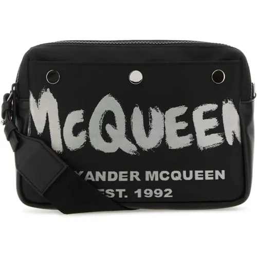 Graffiti Shoulder Bag , male, Sizes: ONE SIZE - alexander mcqueen - Modalova