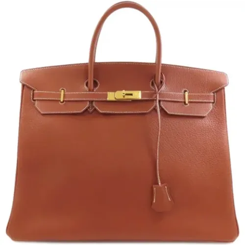 Pre-owned Leather handbags , female, Sizes: ONE SIZE - Hermès Vintage - Modalova