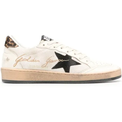 MultiColour Ballstar Sneakers Leopard Heel - Golden Goose - Modalova