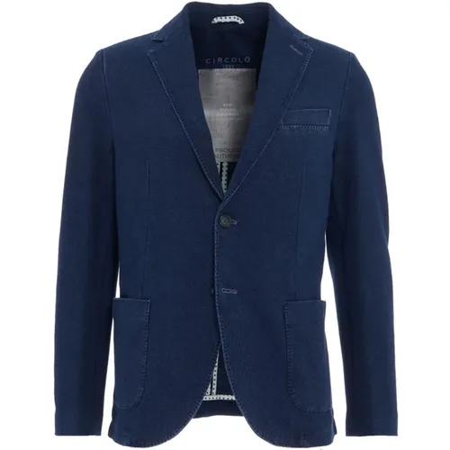 Men's Clothing Blazer Ss23 , male, Sizes: M, 2XL, S, XL, L - Circolo 1901 - Modalova