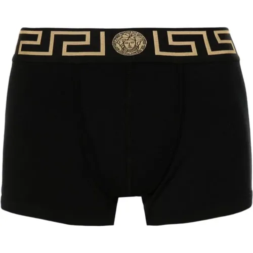 Signature Greca Detailing Underwear , male, Sizes: 2XL, L, M, XL - Versace - Modalova