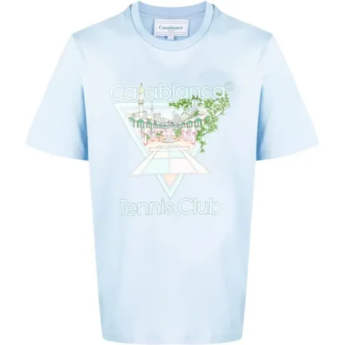 Icon Tennis Club T-Shirt , male, Sizes: 2XL - Casablanca - Modalova