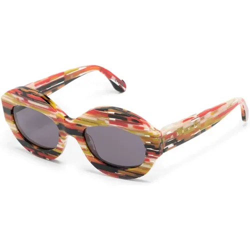 VJU IK KIL Cenote Spacey Stripey Sunglasses - Marni - Modalova