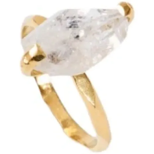 Herkimer Gold Quarz Ring Malababa - Malababa - Modalova