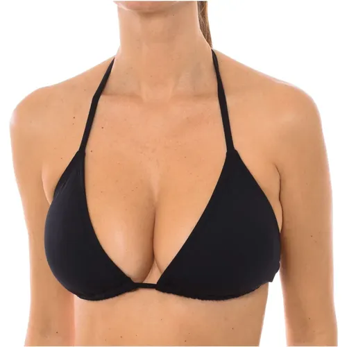 Bikini-Top mit Dreiecksform und Binderverschluss , Damen, Größe: XS - Michael Kors - Modalova