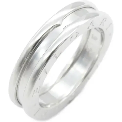 Pre-owned White Gold rings , female, Sizes: ONE SIZE - Bvlgari Vintage - Modalova