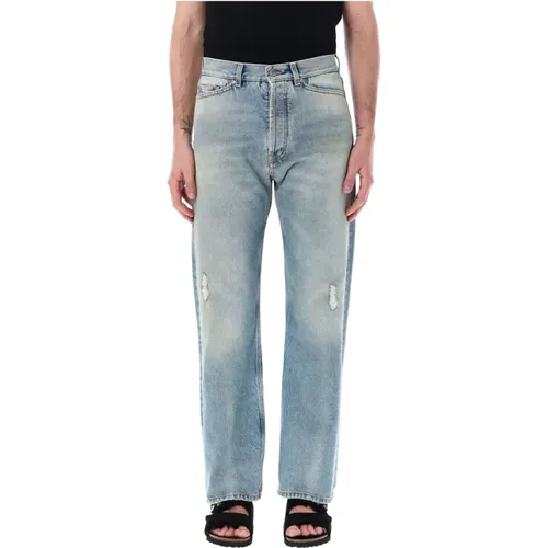 Light Loose-Fit Jeans Aw23 , male, Sizes: W36, W31, W34, W30, W32 - Palm Angels - Modalova