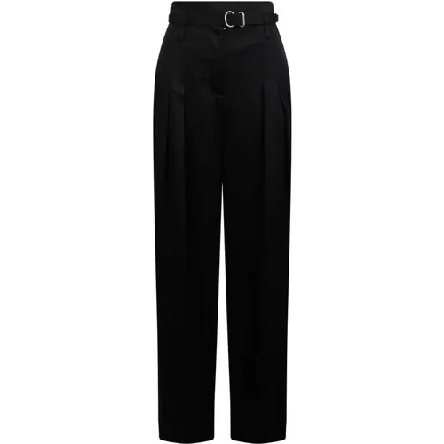 Ankle-tie tailored trousers , female, Sizes: XS - Jil Sander - Modalova