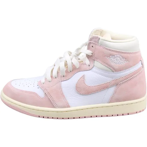 Gewaschene Rosa Retro High OG Sneakers , Herren, Größe: 43 EU - Jordan - Modalova