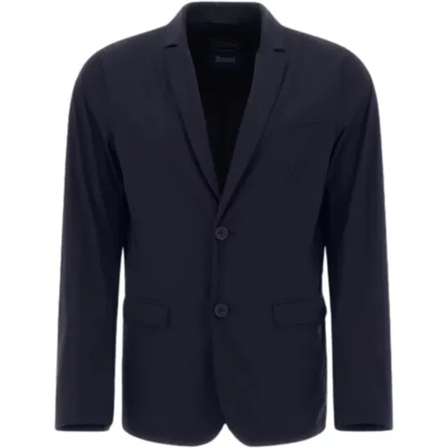 Blu Ss23 Stretch Nylon Blazer , male, Sizes: 2XL, M, XL - Herno - Modalova