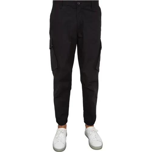 Schwarze Hose Stilvoll Modern Trendy , Herren, Größe: W38 - Armani Exchange - Modalova