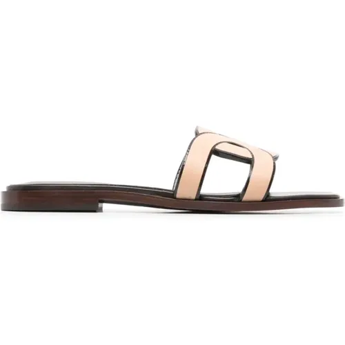 Chain Slide Sandals , female, Sizes: 3 UK - TOD'S - Modalova