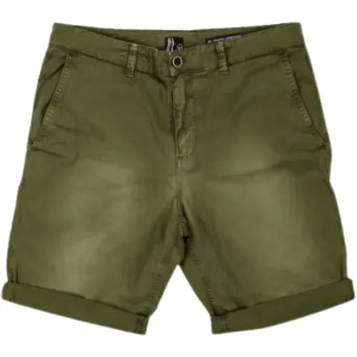 Grüne Baumwollshorts Slim Fit - BomBoogie - Modalova