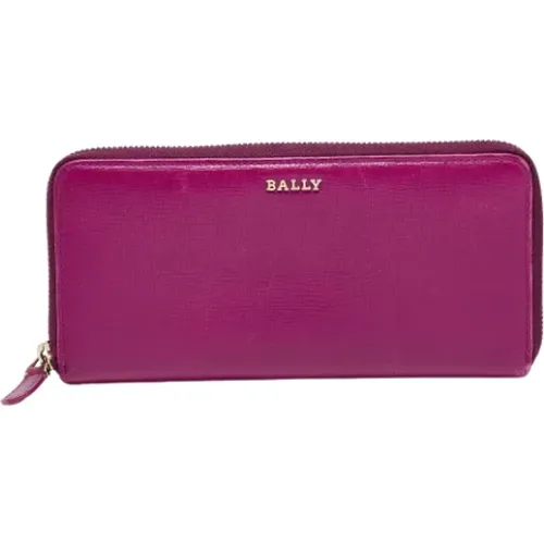 Pre-owned Leather wallets , female, Sizes: ONE SIZE - Bally Pre-owned - Modalova