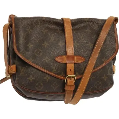 Pre-owned Canvas shoulder-bags , female, Sizes: ONE SIZE - Louis Vuitton Vintage - Modalova