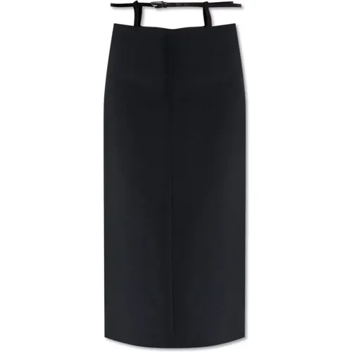 Skirt with belt , female, Sizes: XS, S, M - The Attico - Modalova