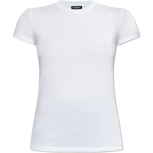 T-Shirt aus der Unterwäschekollektion , Damen, Größe: M - Dsquared2 - Modalova