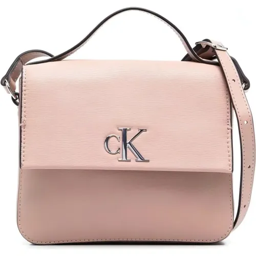 Minimalgram boxy flap cb19 cross body bags , female, Sizes: ONE SIZE - Calvin Klein Jeans - Modalova