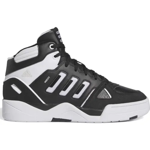 Schwarze Midcity Mid Schuhe , Herren, Größe: 42 EU - Adidas - Modalova