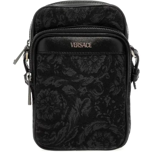 Stilvolle Ledertasche Versace - Versace - Modalova