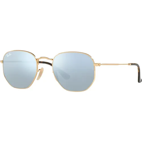 Sechseckige Sonnenbrille mit flachen Kristallgläsern , unisex, Größe: 48 MM - Ray-Ban - Modalova