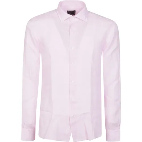 Rosa Slim Long Sleeve Shirt , male, Sizes: M, L, XL, 2XL, 3XL - Orian - Modalova