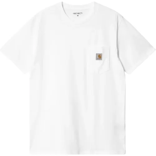 Taschen T-Shirt, 100% Baumwolle, Regular Fit , Herren, Größe: M - Carhartt WIP - Modalova