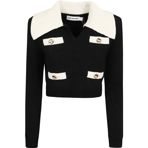 Sweater for Women Aw24 , female, Sizes: M - Self Portrait - Modalova