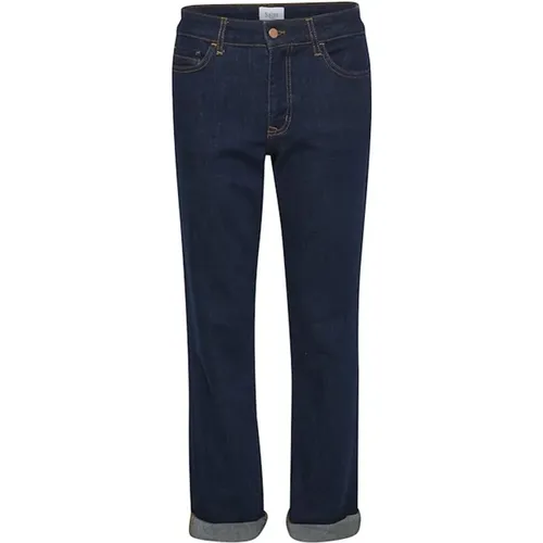 Dark Denim Regular Jeans , female, Sizes: W27, W32, W26, W34, W33, W31 - Saint Tropez - Modalova