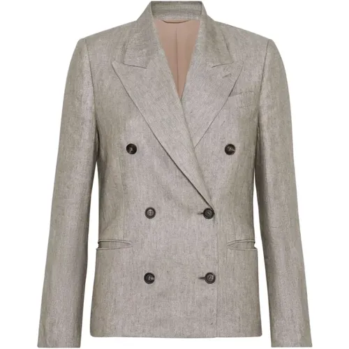 Stylish Women's Jacket , female, Sizes: S - BRUNELLO CUCINELLI - Modalova
