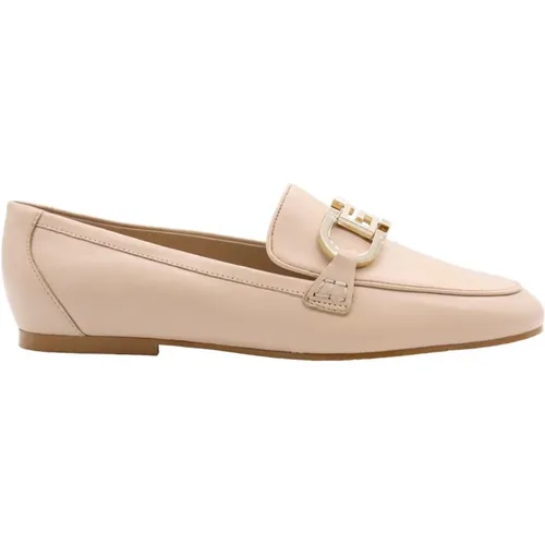 Classic Leather Moccasin Shoes , female, Sizes: 5 UK, 7 UK, 6 UK, 4 UK - Guess - Modalova