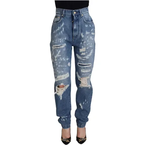 Loose-fit Jeans , Damen, Größe: S - Dolce & Gabbana - Modalova