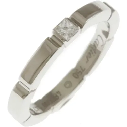 Pre-owned White Gold rings , female, Sizes: ONE SIZE - Cartier Vintage - Modalova