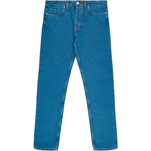 Straight Cut Jeans - Blau , Herren, Größe: W29 - Ateliers de Nîmes - Modalova