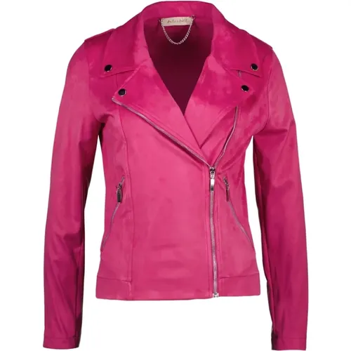 Leather Jackets , female, Sizes: XS, S - Amélie & Amélie - Modalova