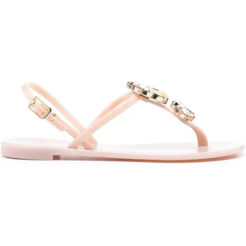 Swarovski Crystal Sandals , female, Sizes: 2 UK, 3 UK - Casadei - Modalova