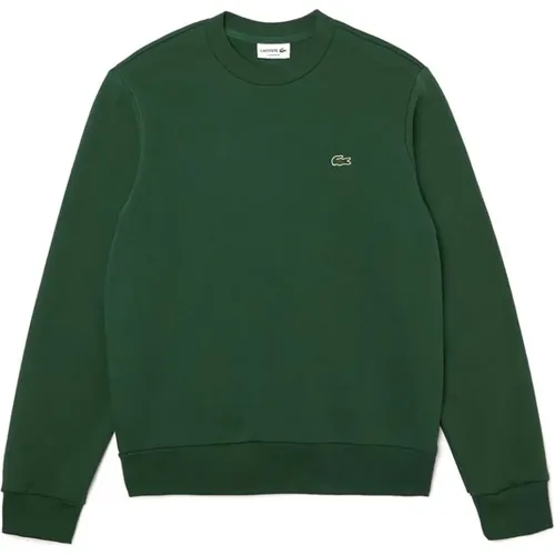 Grüner Klischer Pullover , Herren, Größe: L - Lacoste - Modalova