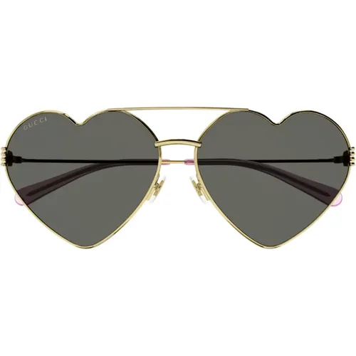 Trendige Sonnenbrillenkollektion , Damen, Größe: 62 MM - Gucci - Modalova