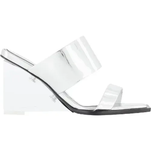 Silver-tone Platform Sandals , female, Sizes: 2 UK - alexander mcqueen - Modalova