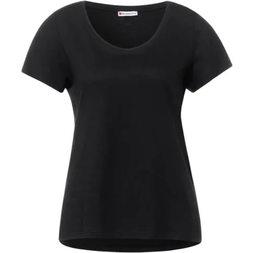 T-shirt A316184 , female, Sizes: L, XL, M, XS, 2XS, S, 2XL - Street One - Modalova