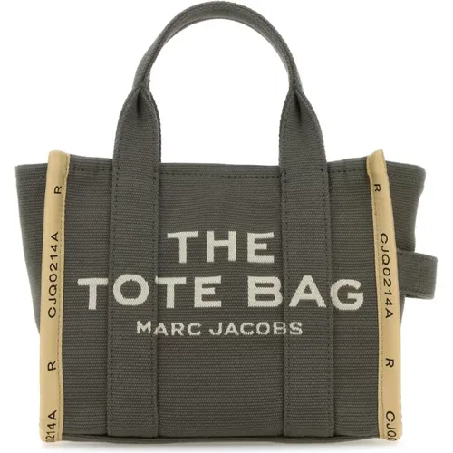 Army canvas small The Tote Bag handbag , female, Sizes: ONE SIZE - Marc Jacobs - Modalova