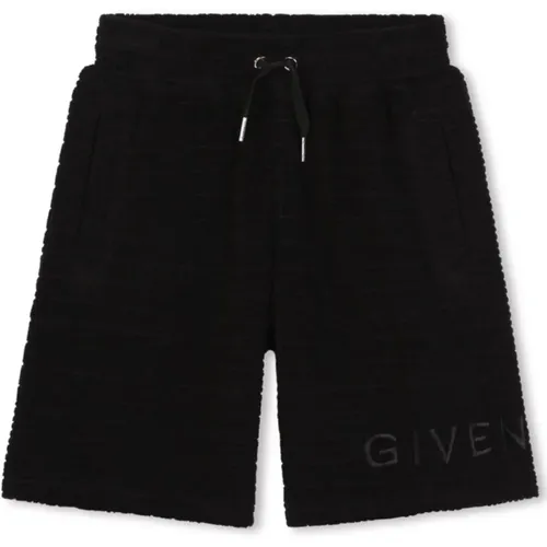 Schwarze Jacquard Kinder Shorts - Givenchy - Modalova