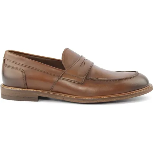 Leather College Shoes , male, Sizes: 7 UK, 5 UK, 8 UK, 6 UK, 11 UK - Marco Ferretti - Modalova