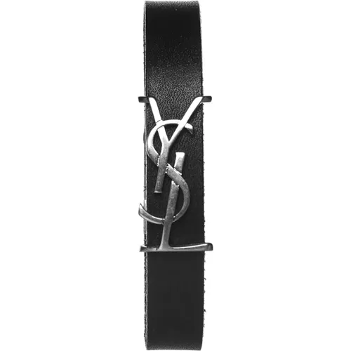 Schwarzes Bijoux YSL Armband - Saint Laurent - Modalova