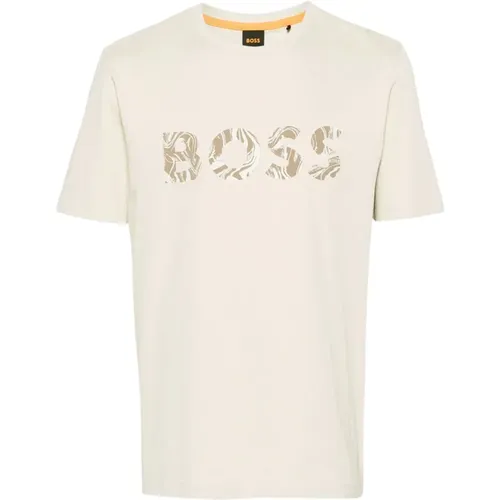 Ocean T-Shirt 100% Baumwolle Designers Code - Hugo Boss - Modalova