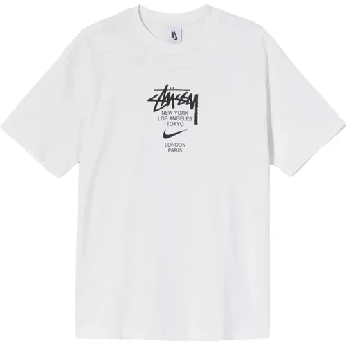 Limitierte Auflage Stussy International T-Shirt , Herren, Größe: 2XL - Nike - Modalova