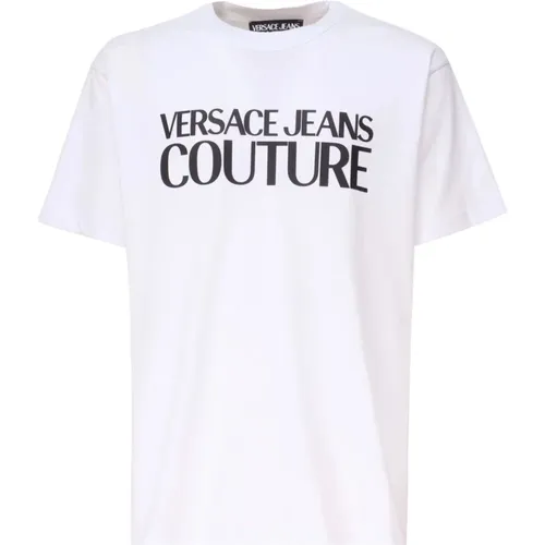 T-shirts and Polos , male, Sizes: L, 2XL, XL - Versace Jeans Couture - Modalova