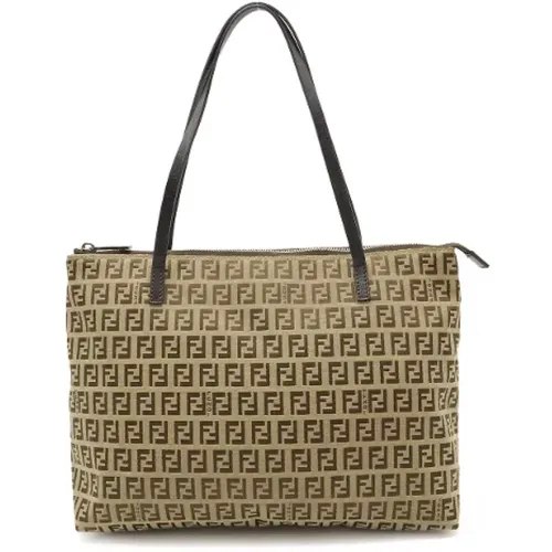 Pre-owned Canvas totes , female, Sizes: ONE SIZE - Fendi Vintage - Modalova